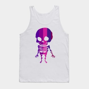 Ultra violet skeleton Tank Top